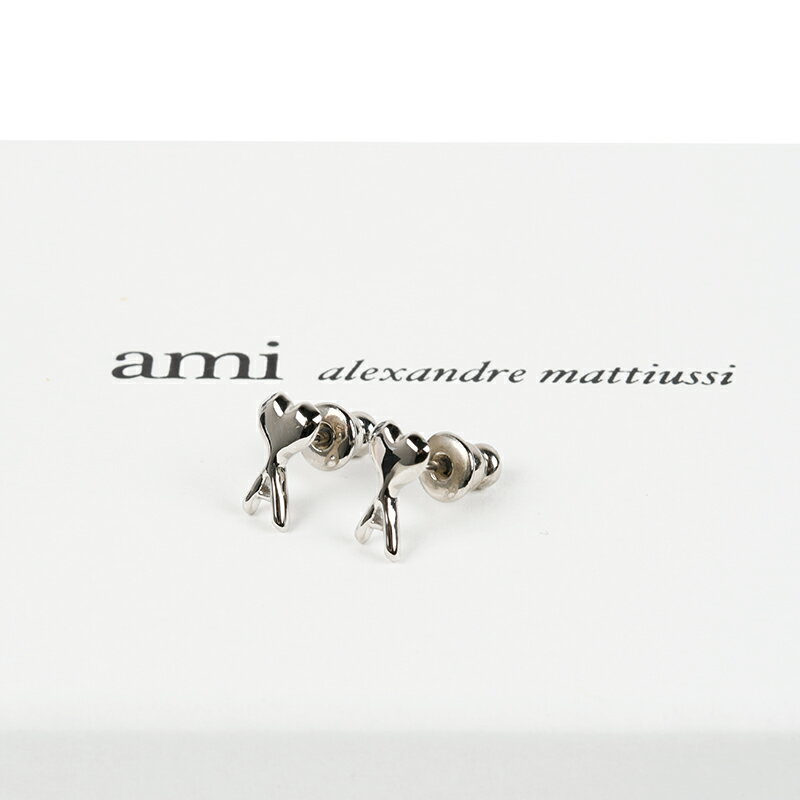 Rakuten - AMI PARIS ALEXANDRE MATTIUSSI アミ パリス AMI DE COEUR ハンマードピアス 両耳用 新品 イタリア正規品 UJW445 361 900 ハート　プレゼント　記念日　ギフト 母の日 男女兼用 ユニセックス UJW44561900