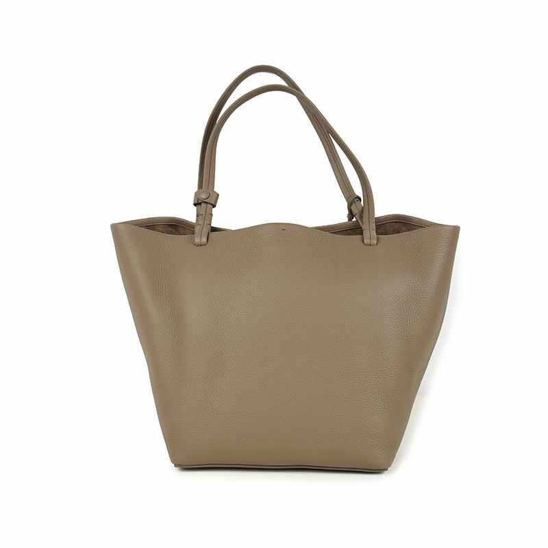 Rakuten - THE ROW ザロウ/ザ・ロウ Park Tote Three レザートートバッグ SMOKED TAUPE ANS イタリア正規品 新品 W1272 L129 SMKTA 大容量 通勤 　母の日 ギフト プレゼント