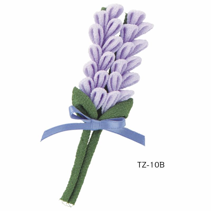 【スーパーセール10％OFF】はじめてのつまみ細工 ラベンダーのブローチ (TZ-10B) オリムパス つまみ細..