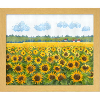 クロスステッチ キット 上級者 オノエメグミ ヨーロッパの花風景 アンダルシアの夏 スペイン 7360 白 刺繍 刺しゅう ししゅう 材料セット 手芸キット 飾り オリムパス