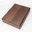 A4サイズ ファイルボックス ウォールナット 北欧風 国産 【送料無料】 木製 文庫 文箱