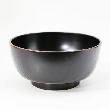 丼 麺鉢 栗 溜内黒 畠中作 越前漆器 越前塗 木製 漆塗り どんぶり めん鉢 国産 日本製 伝統工芸品 ラーメン鉢 そば うどん 800cc