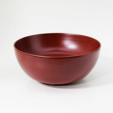 地の粉 麺鉢 朱塗り 伝統工芸士 梶原作 越前漆器 越前塗 和食器 木製 どんぶり めん鉢 ラーメン鉢 うどん そば 国産 日本製 1000cc