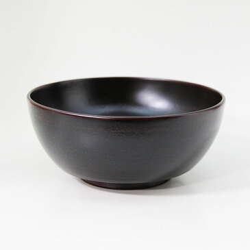 地の粉 麺鉢 溜塗り 伝統工芸士 梶原作 越前漆器 越前塗 和食器 木製 どんぶり めん鉢 ラーメン鉢 うどん そば 国産 日本製 1000cc