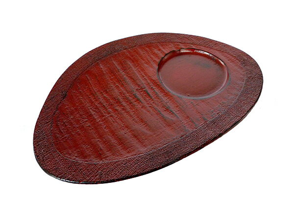 【楽天市場】蛤型おもてなし盆 根来 (木製 漆器)：木製漆器専門 漆木屋