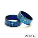 リング メンズ ステンレス ブルー ステンレスリング 太め リング ステンレス リング クロス ペアリング シンプル no2