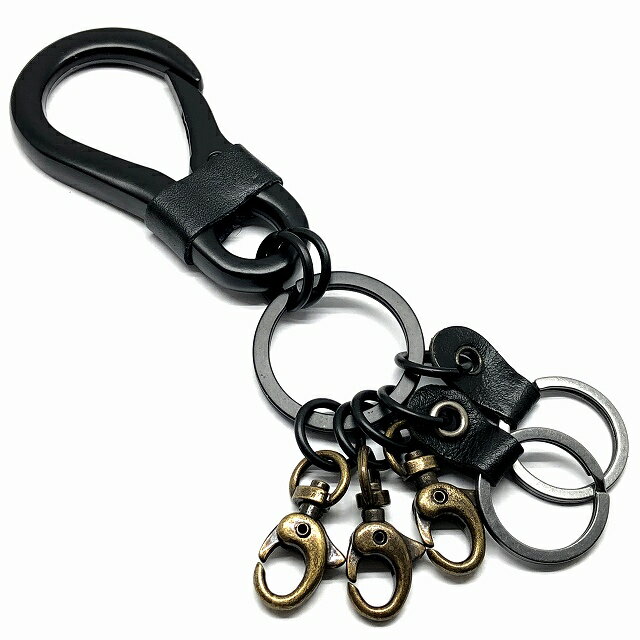 カラビナ おしゃれ メンズ キーリング キーホルダー キーチェーン スマートキー 車の鍵 カジュアル ky038