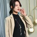 ラリエット ネックレス パール 結婚式 ロングネックレス レディース ロング パールネックレス 入学式 卒業式 パーティ 大人 エレガント pt536a