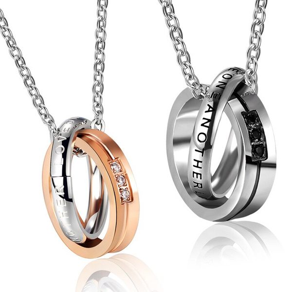 ペアネックレス つけっぱなし ペア ネックレス ステンレスネックレス アレルギーに優しい ステンレス ローズゴールド シルバー ステンレスネックレス チェーンの...