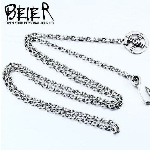 チェーン ネックレス シルバー シルバーチェーン ステンレスチェーン ステンレスネックレス シンプル フェザー アレルギーに優しい ステンレスネックレス イーグ...