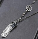 フェザーネックレス メンズ ネックレス ステンレス ネックレス フェザー アメカジ シルバー カッコイイ シルバーネックレス ペンダント アレルギー対応 ggp...