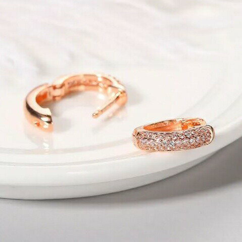 ピアス フープ 小さめ 小さい おしゃれ フープピアス ゴールド ピンクゴールド シルバー キュービックジルコニア ジルコニア レディース メンズ キャッチ不要 全3色 pscc008