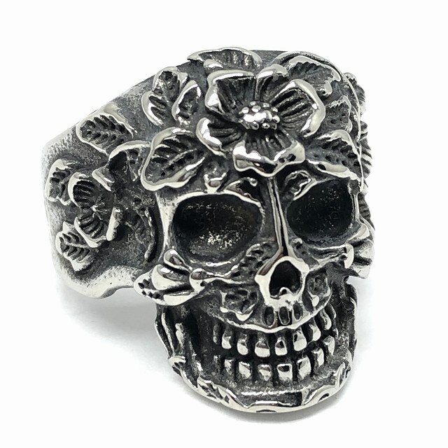 リング スカル シルバー シルバーリング メンズ ドクロ リング 指輪 アレルギーに優しい 大きいサイズ取り扱い中 ggrg034
