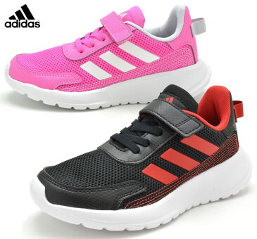 【送料無料(北海道、沖縄除く)】 アディダス adidas H01049 H01047 TENSAUR RUN EL K スニーカー キッズ ジュニア 子供 ブラック/スカーレット ピンク/ホワイト 靴