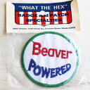 デッドストック★ビンテージ Beaver POWERED パッチ★A【中古】
