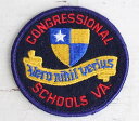 デッドストック★ビンテージ Vero nihil verius CONGRESSIONAL SCHOOLS VA パッチ【中古】