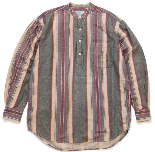 90s AMERICAN EAGLEアメリカンイーグル ラグ柄 バンドカラー プルオーバー コットン フランネルシャツ【中古】 90s AMERICAN EAGLEアメリカンイーグル ラグ柄 バンドカラー プルオーバー コットン フランネルシャツ【中古】