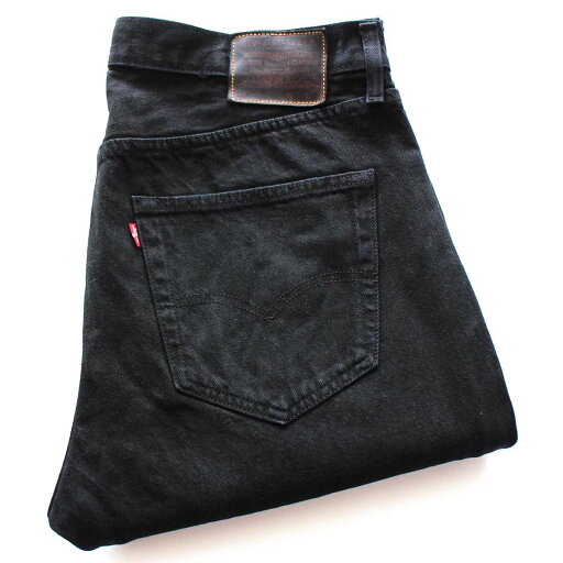 LEVI'Sリーバイス PREMIUM 501 BIGE 後染め ブラック デニムパンツ W36 L32★SDP3982【中古】 LEVI'Sリーバイス PREMIUM 501 BIGE 後染め ブラック デニムパンツ W36 L32★SDP3982【中古】