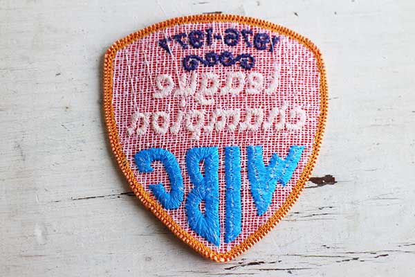 70s 76-77 WIBC League Champion ボウリング パッチ【中古】 2