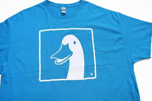 Aflacアフラック ロゴ コットンTシャツ 水色 3XL【中古】のサムネイル