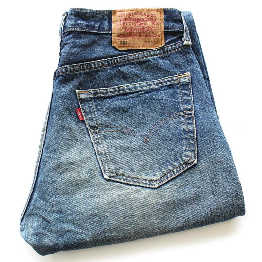 00s スペイン製 Levi'sリーバイス 501 USED加工 デニムパンツ w31 L34★SDP4052 ユーロ【中古】 00s スペイン製 Levi'sリーバイス 501 USED加工 デニムパンツ w31 L34★SDP4052 ユーロ【中古】