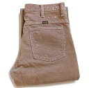 70s USA製 Wranglerラングラー フレア コーデュロイパンツ ベージュ w30 L32【中古】