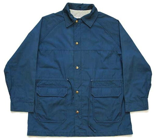 80s USA製 Woolrichウールリッチ マウンテンジャケット 紺 W-L【中古】 80s USA製 Woolrichウールリッチ マウンテンジャケット 紺 W-L【中古】