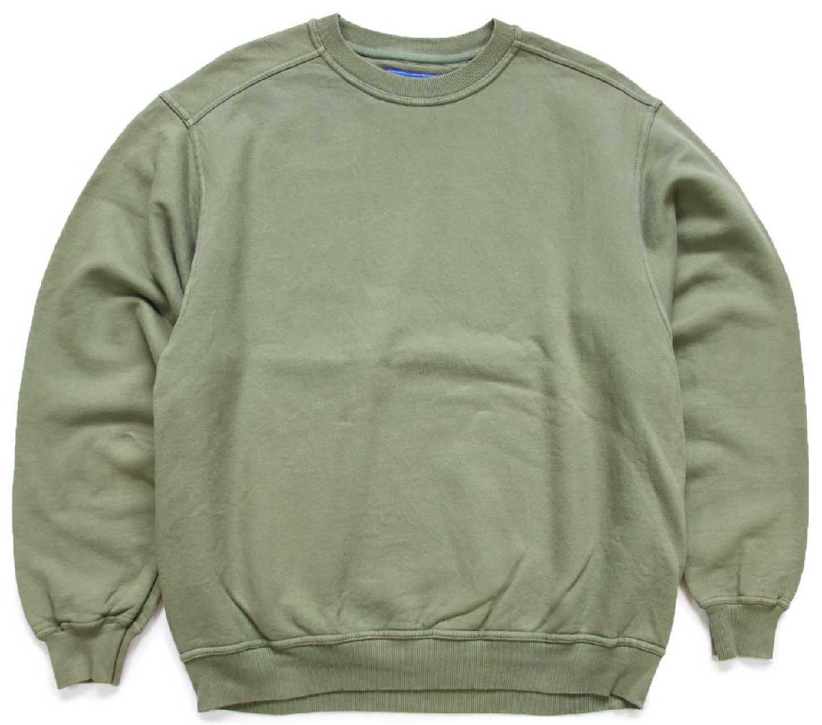 Rakuten - 90s メキシコ製 PLUMA BY RUSSELLラッセル 無地 スウェット 薄緑 L★ブランク 【中古】