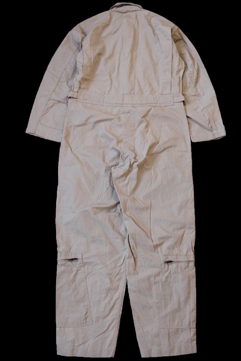 12 米軍 CWU-27/P カバーオール NOMEX フライトスーツ タン 42R★つなぎ【中古】