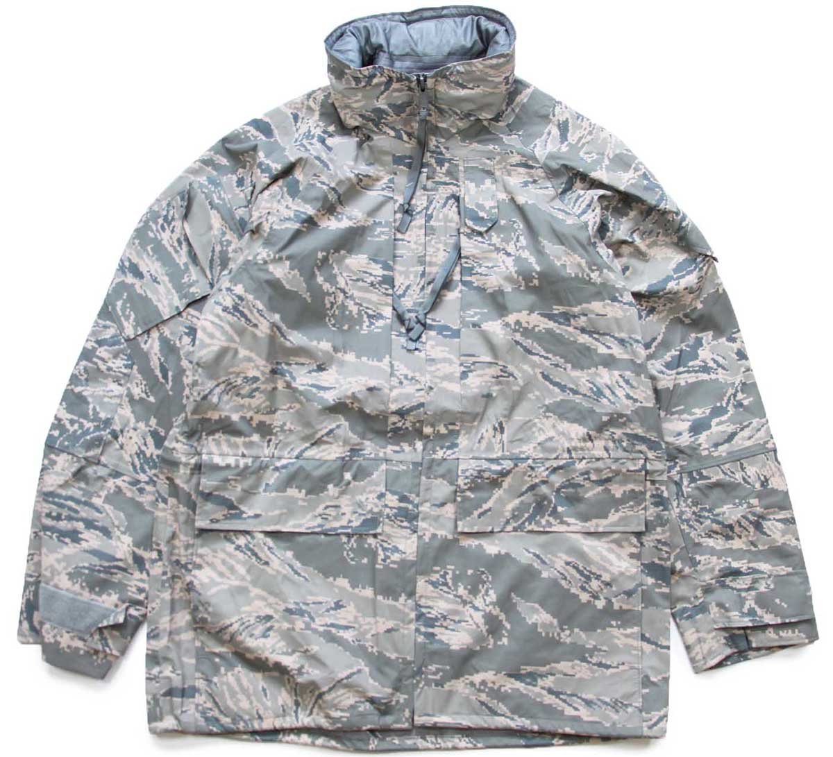Rakuten - デッドストック★00s 米軍 USAF APECS ABU デジタル タイガーカモ GORE-TEX ゴアテックスパーカー S-R★01【中古】