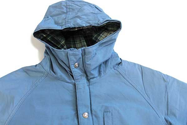 70s Woolrichウールリッチ ウールライナー マウンテンパーカー ブルーグレー M【中古】