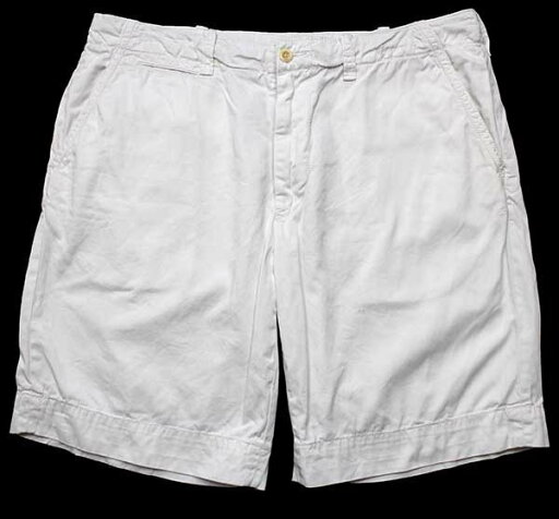 00s ポロ ラルフローレン USED加工 コットン ショートパンツ 白 38★48 ショーツ 00s ポロ ラルフローレン USED加工 コットン ショートパンツ 白 38★48 ショーツ