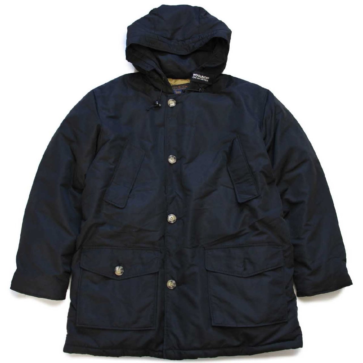 00s USA製 WOOLRICH JOHN RICH&BROS ウールリッチ アークティックパーカー ダウンコート 黒 XL★B-9タイプ 