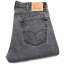 Levi'sリーバイス 505 ブラック デニムパンツ フェード w38 L30★SDP2370 