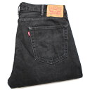 Levi'sリーバイス 505 ダメージ ブラック デニムパンツ w38 L30★SDP2431