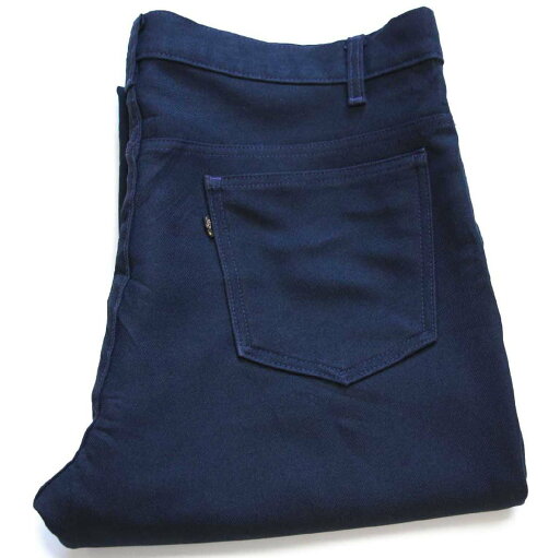 90s USA製 Levi'sリーバイス 517 ポリエステルパンツ 紺 w38★84 スタプレ 【中古】 90s USA製 Levi'sリーバイス 517 ポリエステルパンツ 紺 w38★84 スタプレ 【中古】