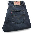 00s メキシコ製 Levi 039 sリーバイス 501 カラーデニムパンツ 後染め 紺 w32 L32★SDP2555 【中古】