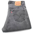 00s USA製 Levi'sリーバイス 505 ブラック デニムパン