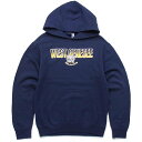 WEST GENESEE WILDCATS スウェットパーカー 紺 S 【中古】