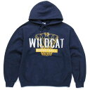 WILDCAT BASKETBALL BONACCHI 両面プリント スウェットパーカー 紺 M 【中古】
