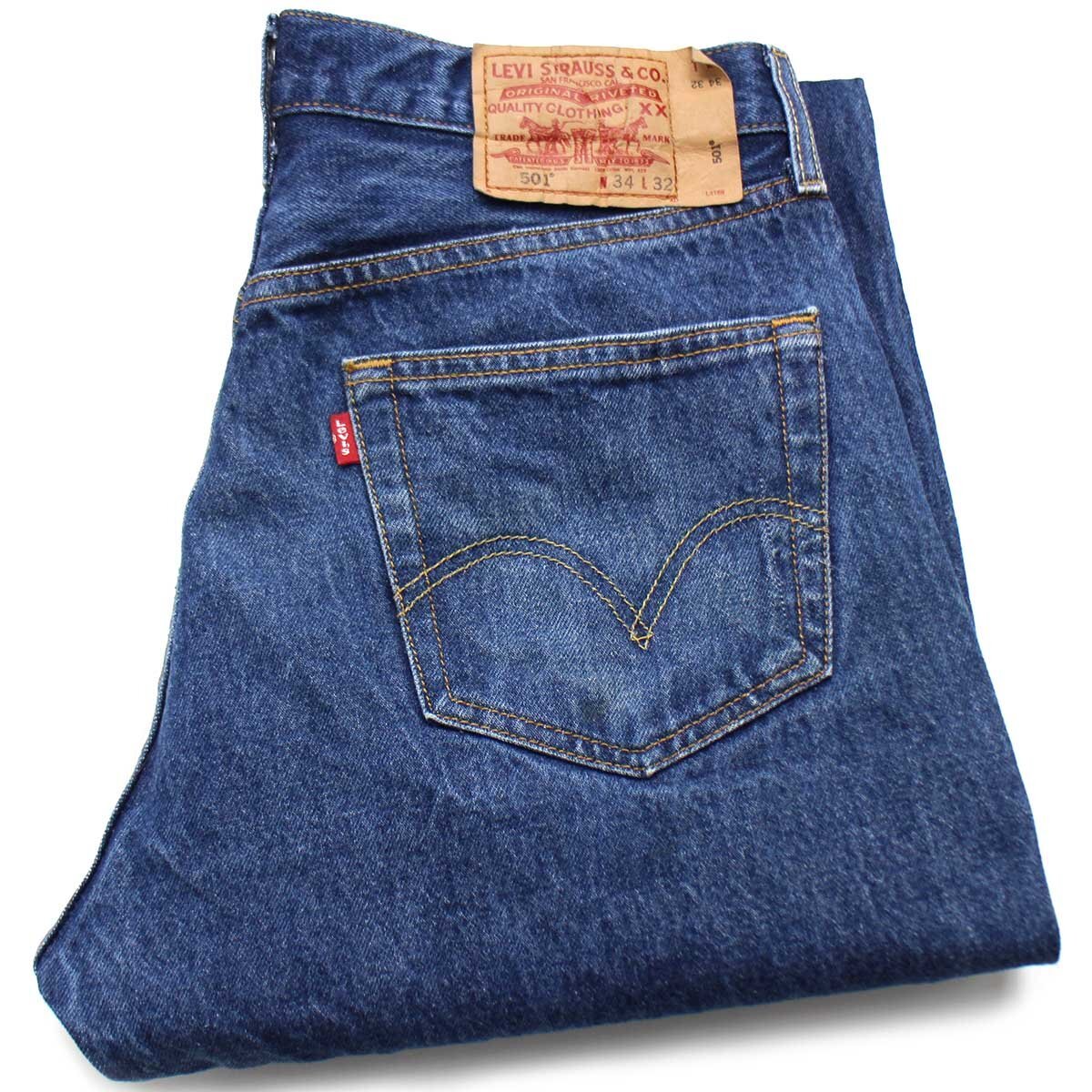 00s Levi'sリーバイス 501 デニムパンツ w34 L32★SDP2796【中古】