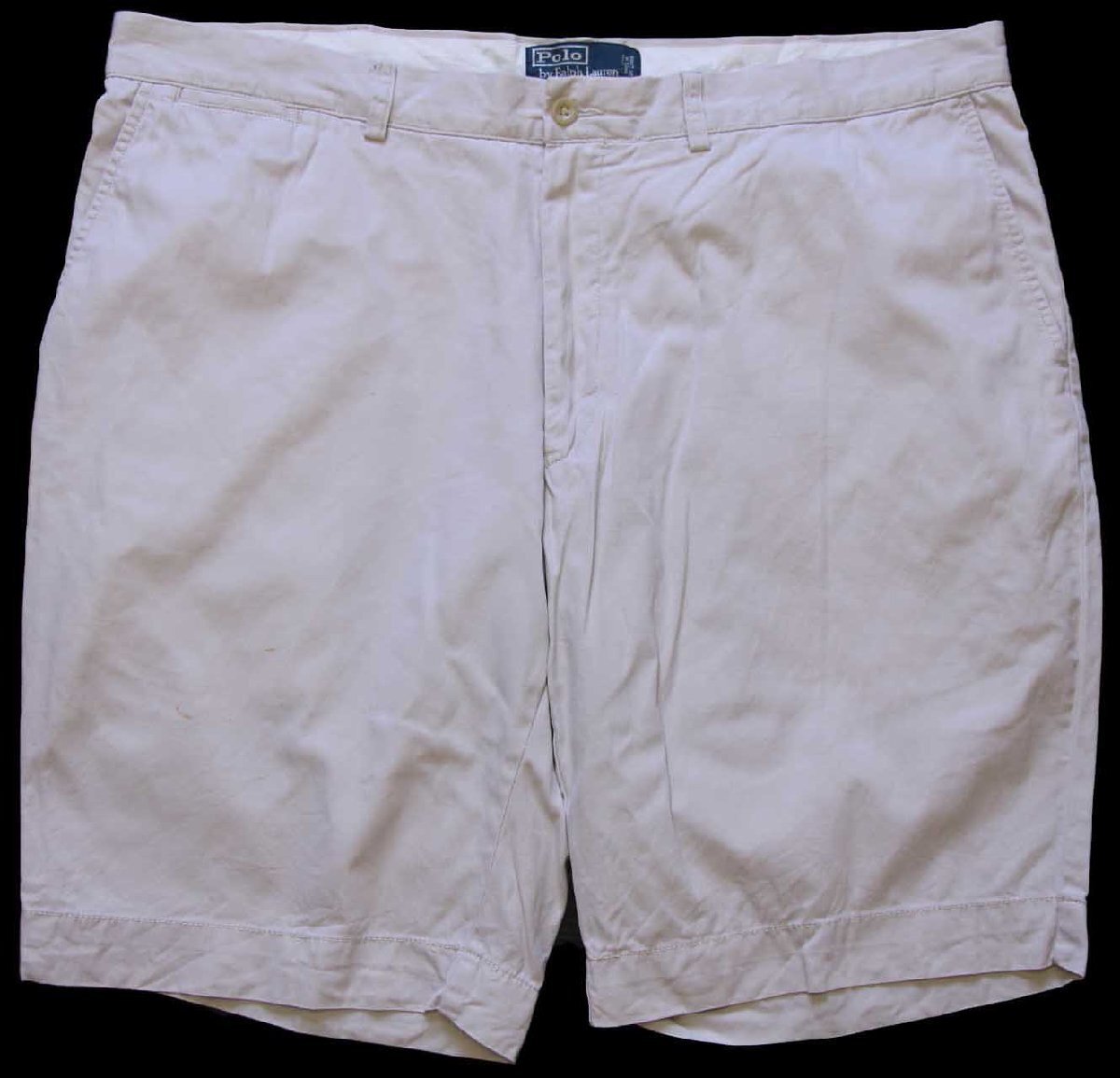 00s ポロ ラルフローレン コットン チノ ショートパンツ ライトベージュ 40★104 ショーツ 【中古】
