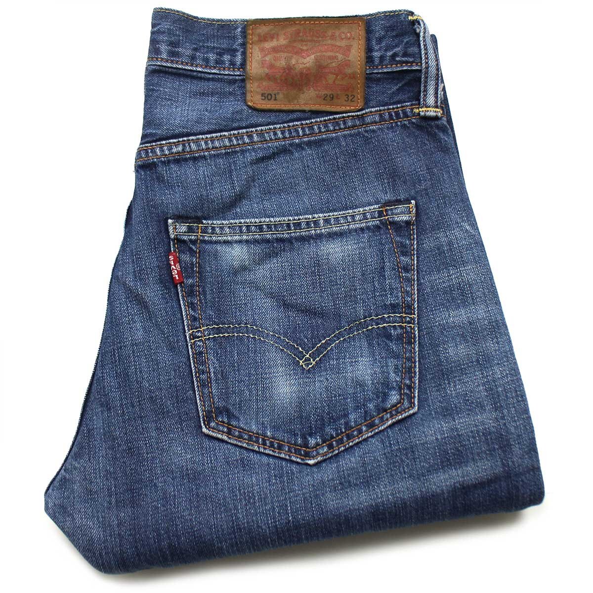 Levi'sリーバイス 501 USED加工 デニムパンツ w29★SDP3007 【中古】