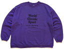 90s GAPギャップ World Classic Sport 1969 コットン スウェット 紫 【中古】
