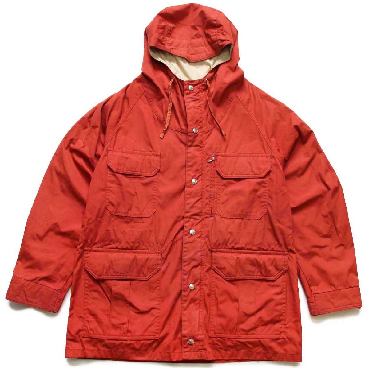 70s USA製 REI coop マウンテンパーカー レンガ L【中古】