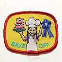 BAKE OFF ケーキ リボン パッチ★ワッペン【中古】