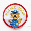 POLICE TOUR パッチ★ワッペン【中古】