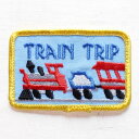 TRAIN TRIP 列車 パッチ★ワッペン【中古】