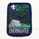 BSA ボーイスカウト OVERNIGHTER テント パッチ★ワッペン【中古】