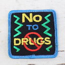 NO TO DRUGS パッチ★ワッペン【中古】